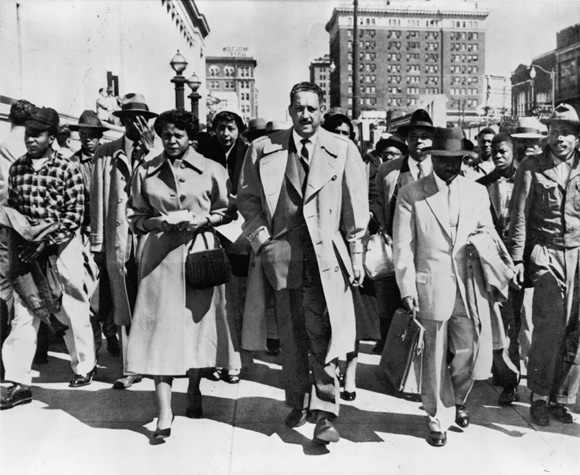 In 1992 Autherine Lucy Foster graduated from the University with a master's degree in education.