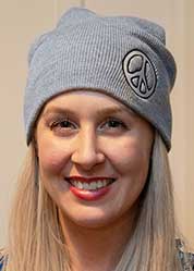 peace beanie hat slouchy