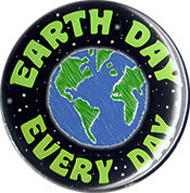 Earth Day button