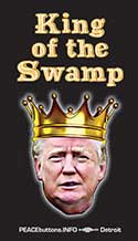 trump king of the swamp sticker