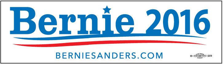 Bernie bumper sticker