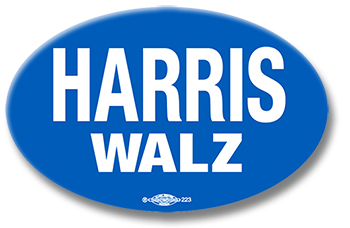 harris walz button