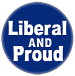 Liberal and Proud button