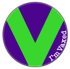 I'm vaxed button